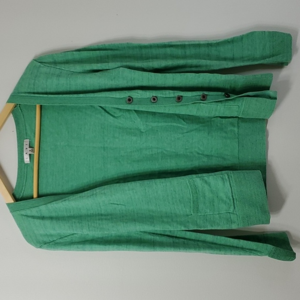 Cabi Green button down - Picture 4 of 4